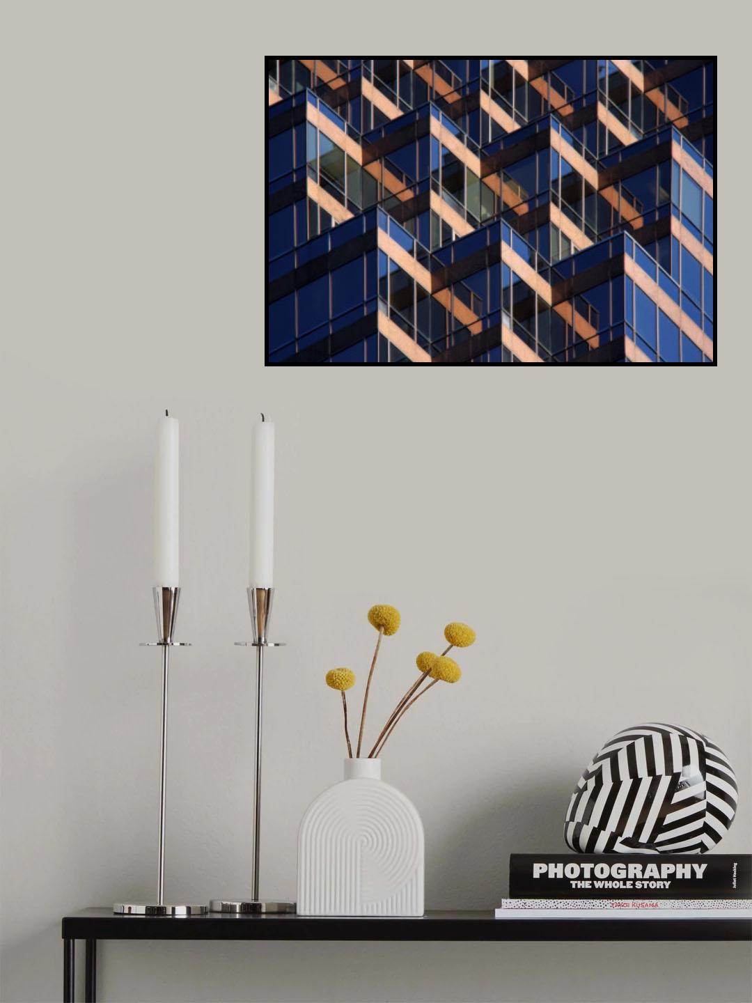 Pattern Cubes Poster och Canvastavla