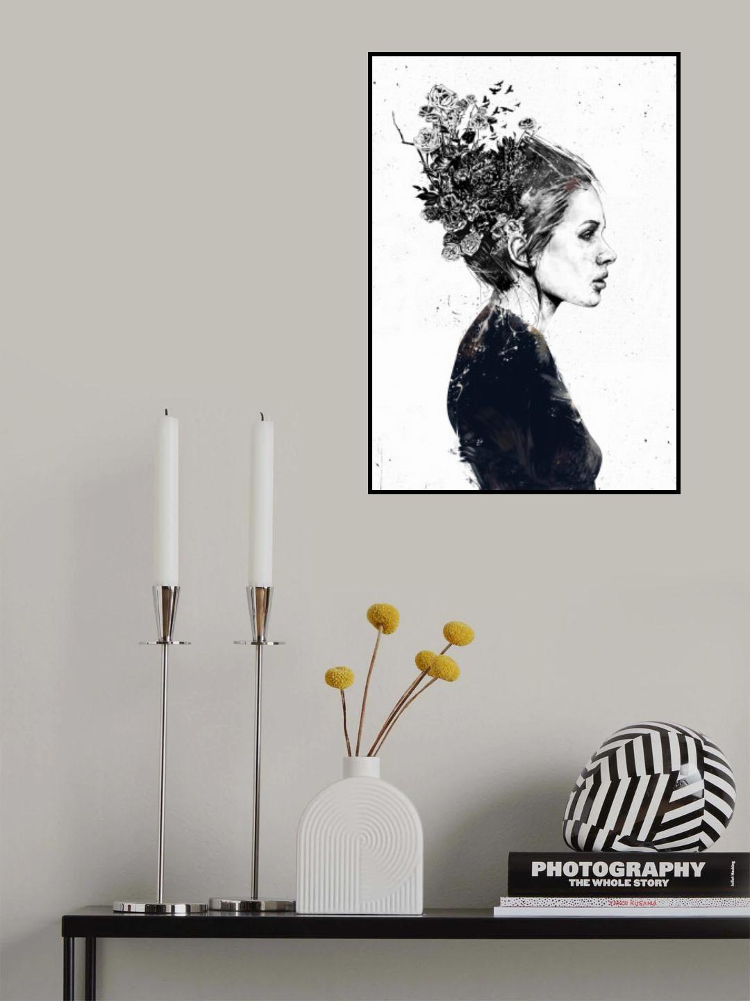 Blooming girl Poster och Canvastavla