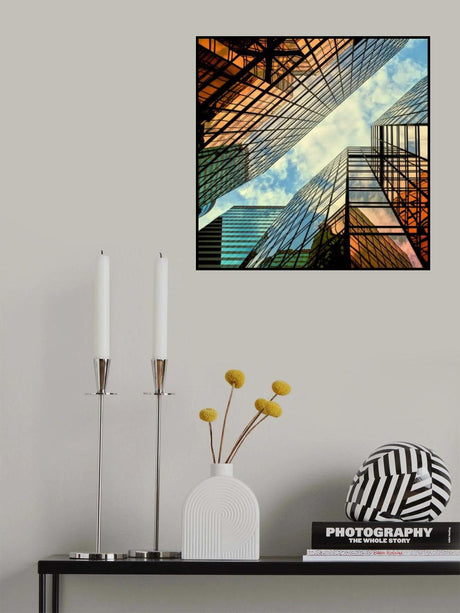 Colorful mirrors. Poster och Canvastavla