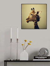 Giraffe Woman Poster och Canvastavla