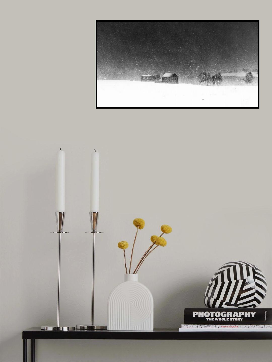 Snow fall Poster och Canvastavla