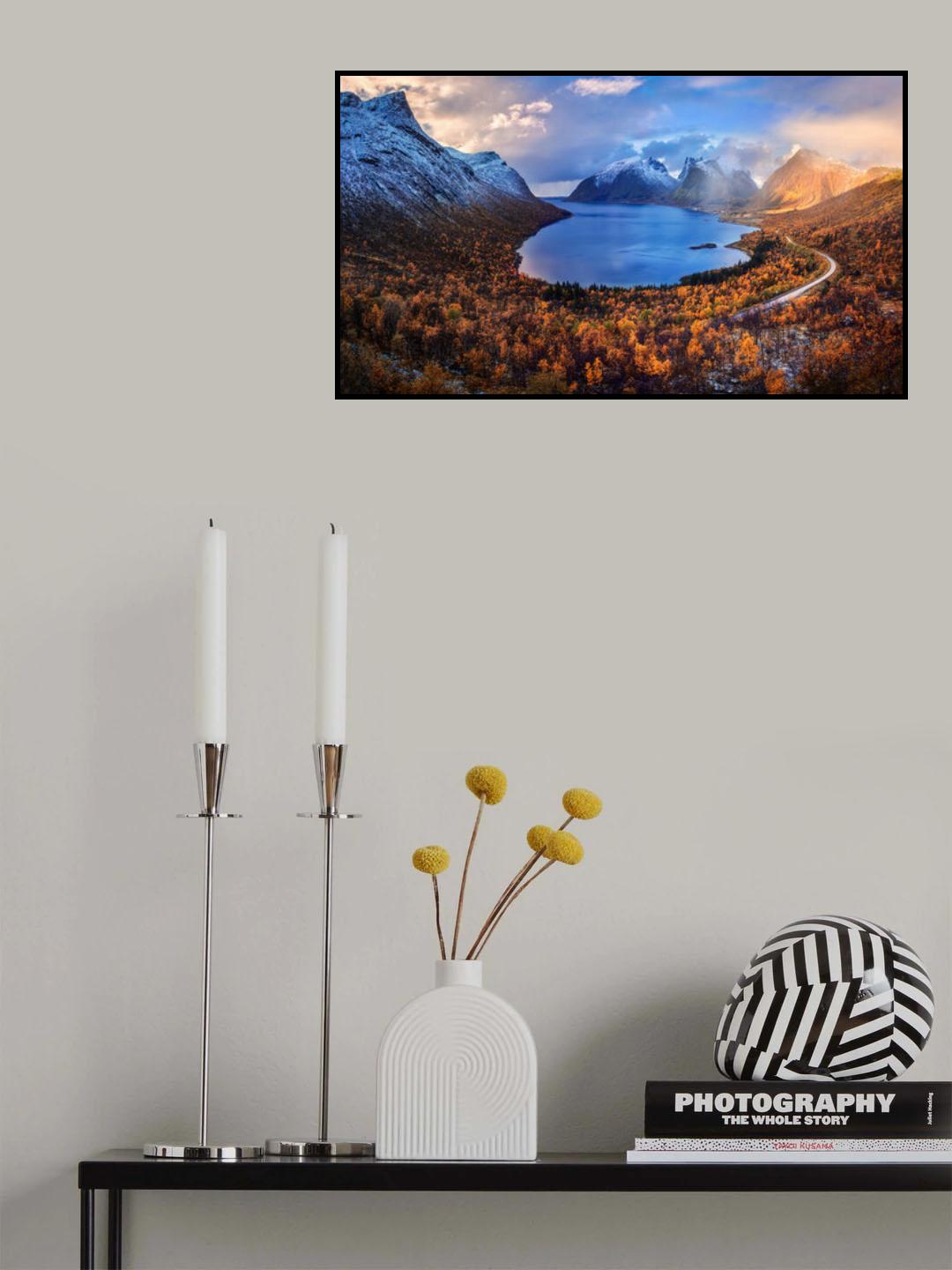 Autumn in Senja Poster och Canvastavla