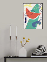 Colorful Abstract Watermelon Poster och Canvastavla