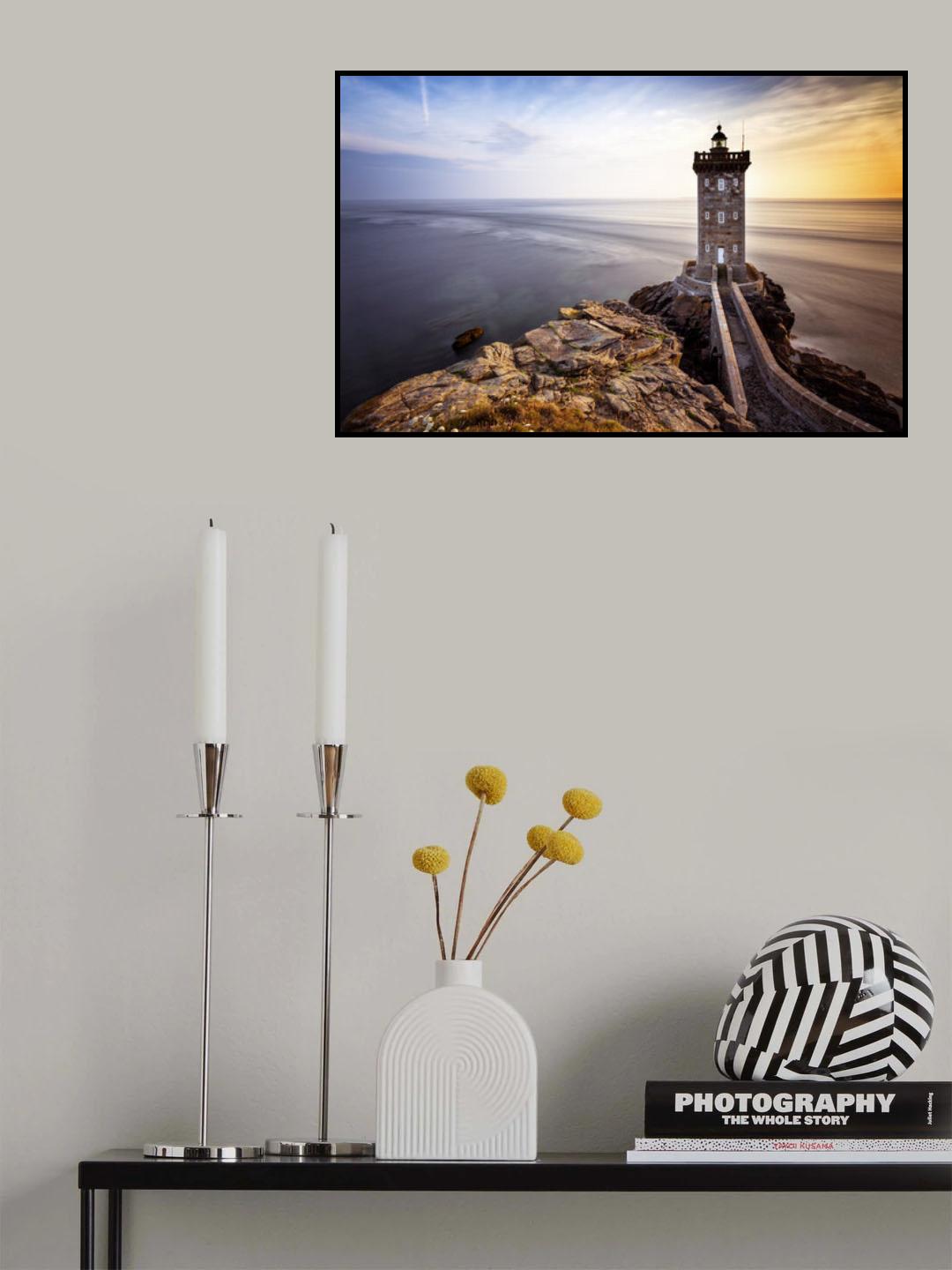 Phare de Kermorvan II Poster och Canvastavla