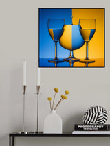 Glasses and drops Poster och Canvastavla