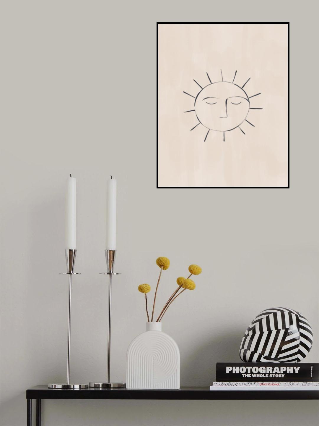 Sun Poster och Canvastavla