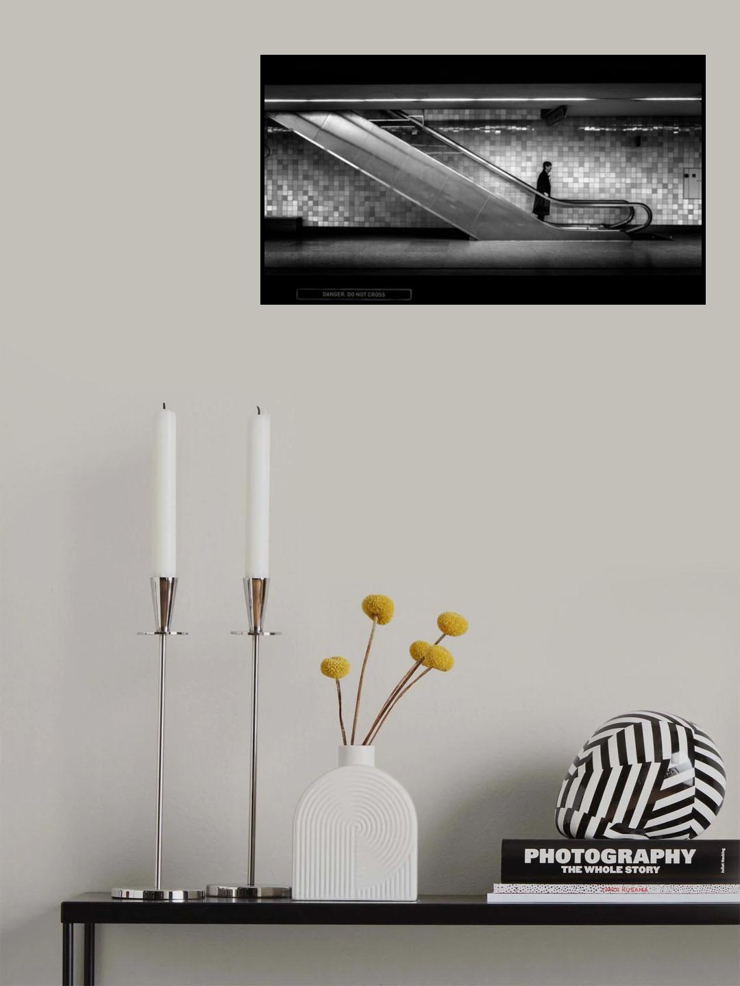 do not cross Poster och Canvastavla