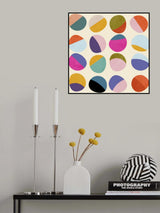 Pattern3 Mid Bunt 6 Kopie Poster och Canvastavla