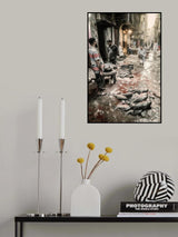 Back streets, Lahore Poster och Canvastavla