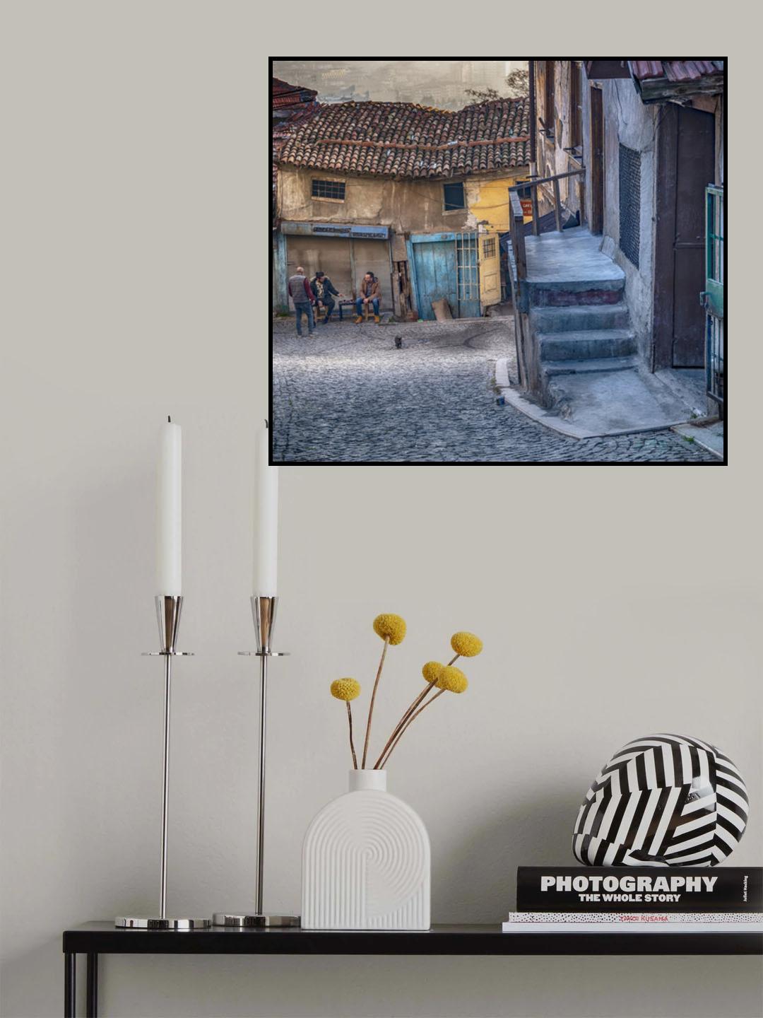 Old  City Poster och Canvastavla