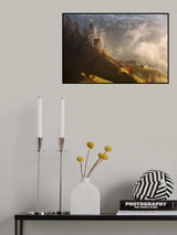 Morning in alpine valley Poster och Canvastavla