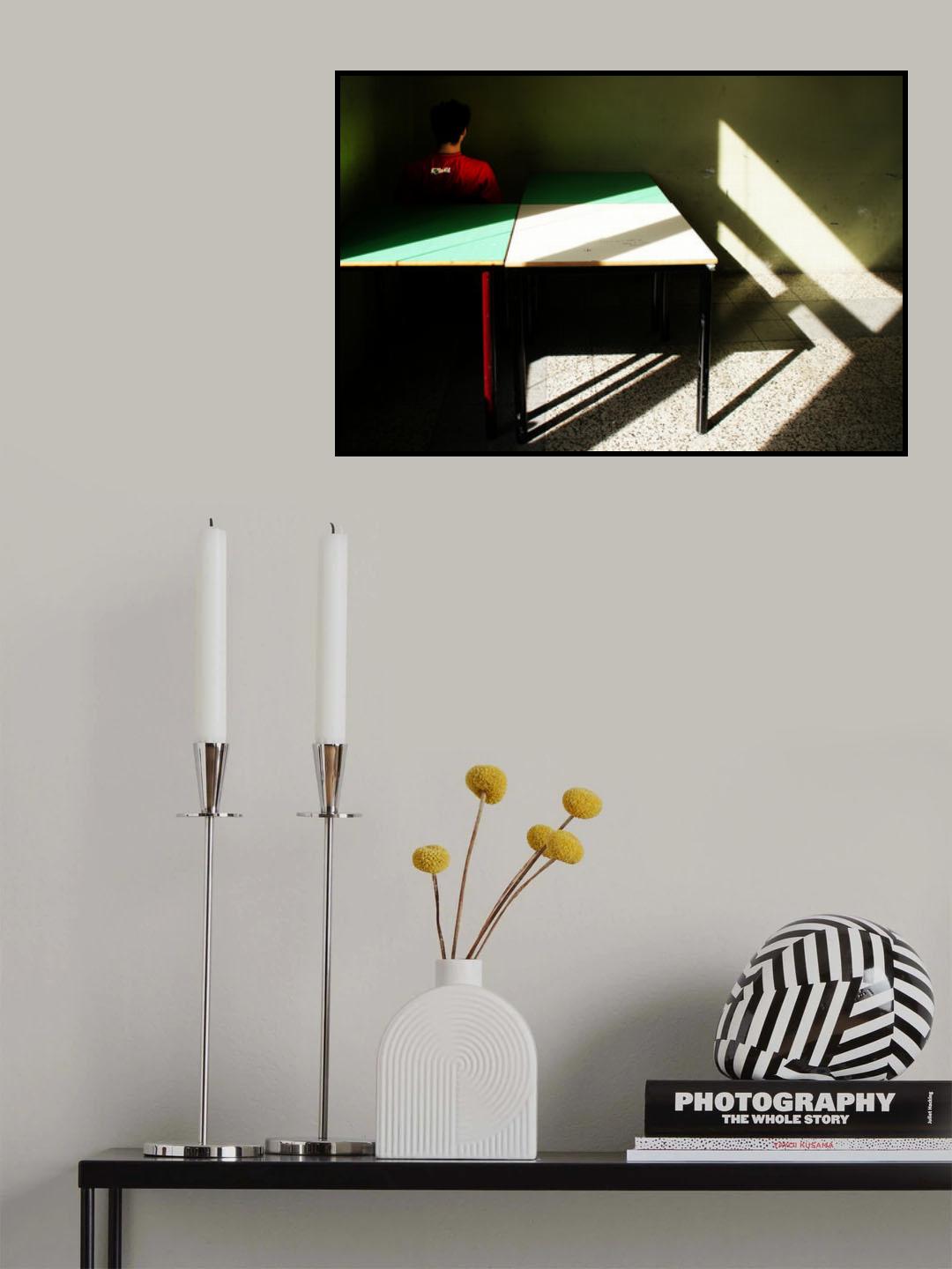 red corner Poster och Canvastavla