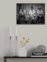 tres hombres Poster och Canvastavla
