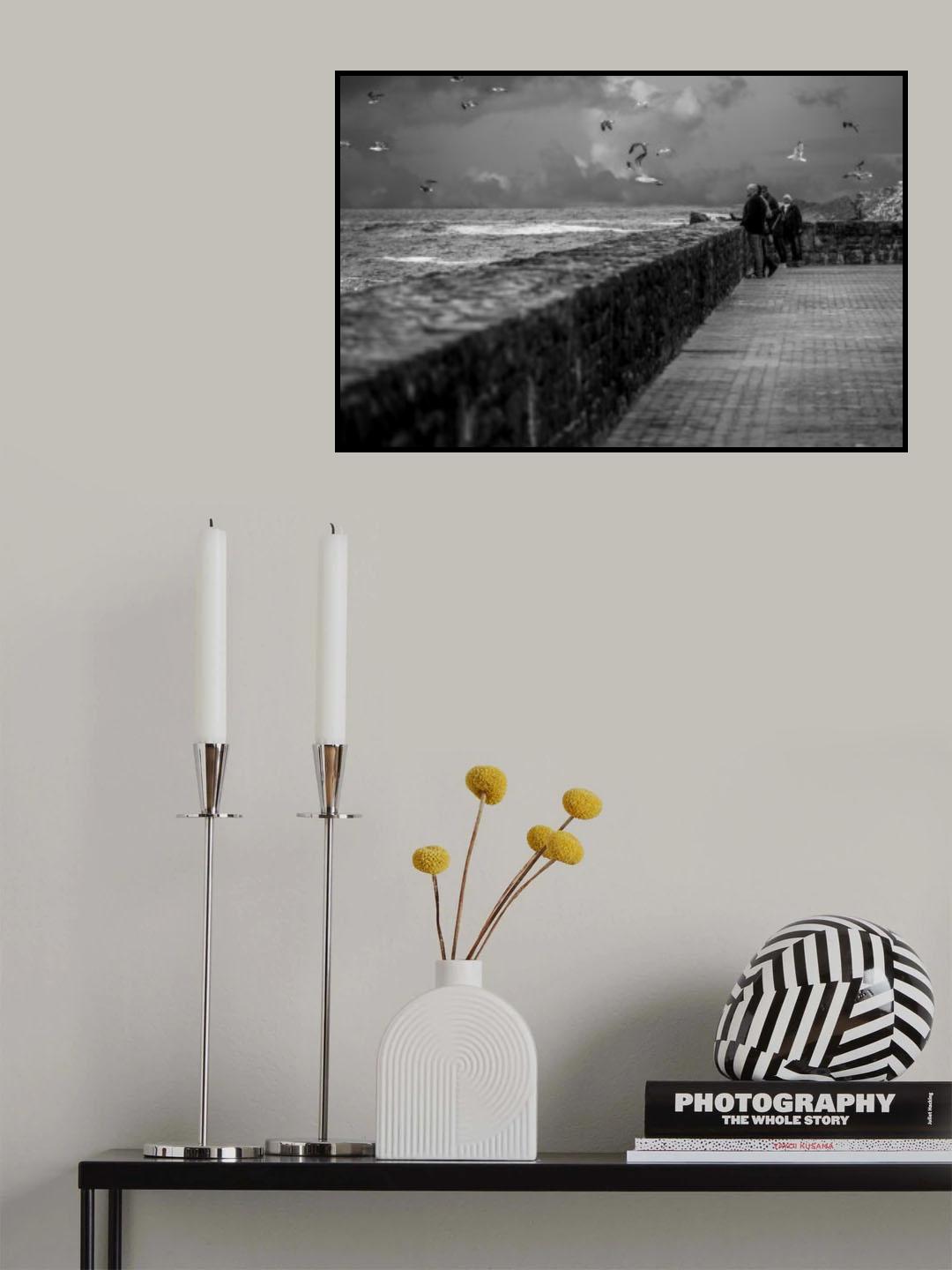 Flying Flock Poster och Canvastavla