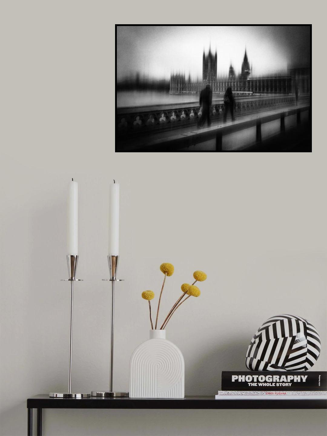 Crossing Westminster Bridge Poster och Canvastavla