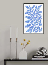 Blue Twigs Poster och Canvastavla