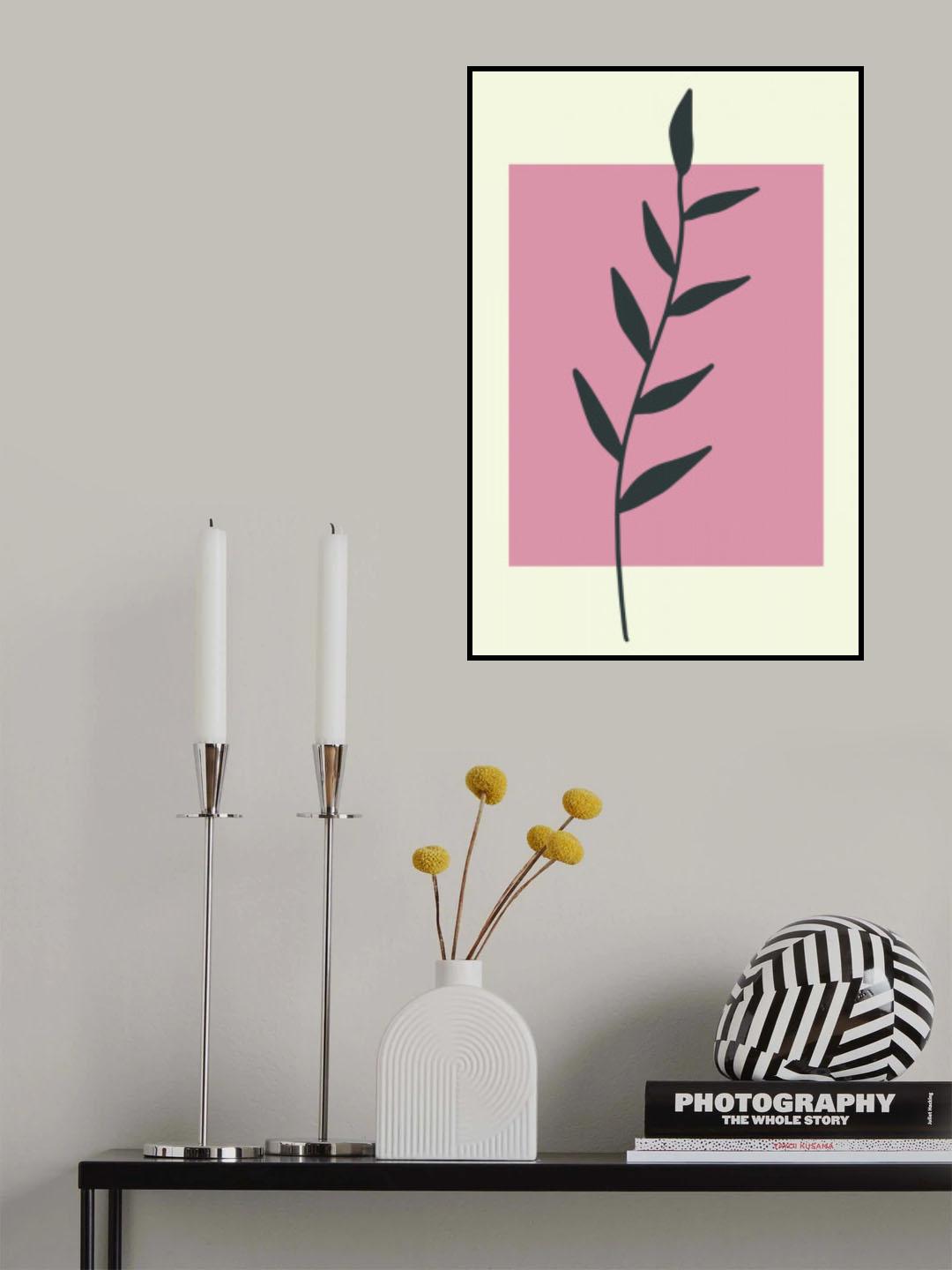 Abstract Minimal Plants #1 Poster och Canvastavla