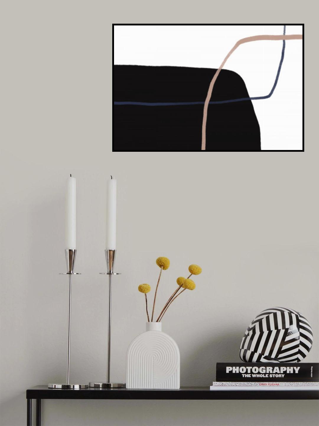Abstracts No 1   Horizontal Poster och Canvastavla