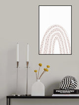 Dotted Rainbow Poster och Canvastavla