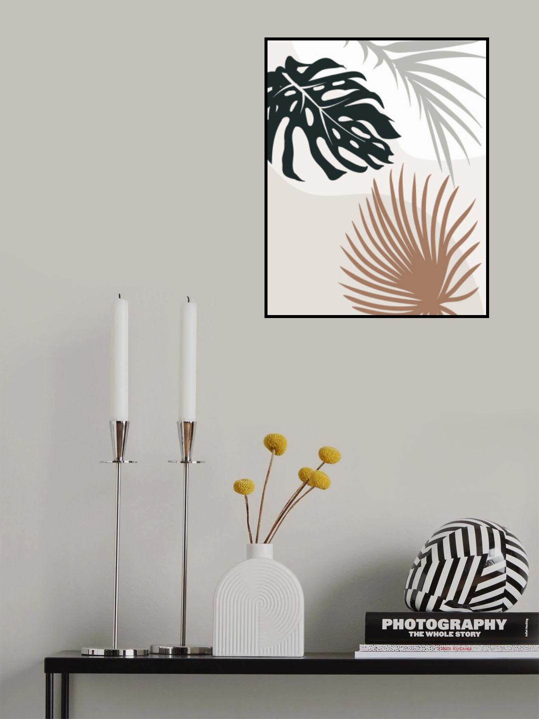 Tropical Leaves No3 Poster och Canvastavla