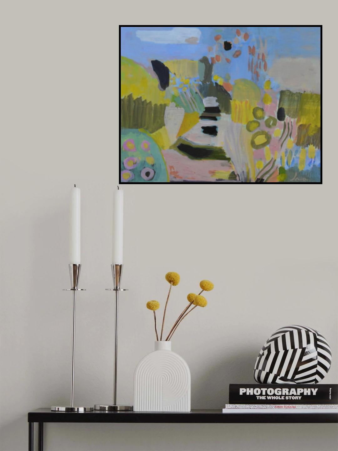 La Garrigue de Nîmes Poster och Canvastavla