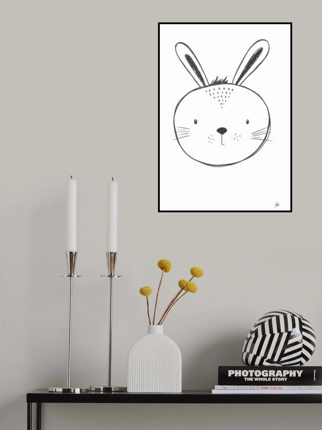 Bunny Poster och Canvastavla