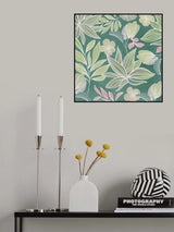 Vintage Hawaiian Tropical Pattern Poster och Canvastavla