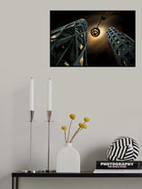old style lamp Poster och Canvastavla