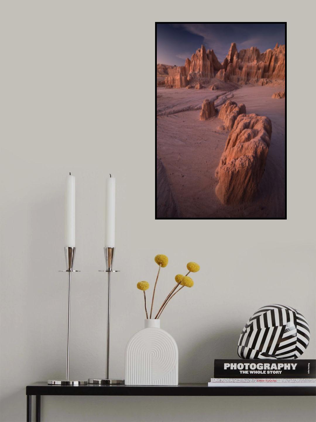Bentonite Badlands III Poster och Canvastavla