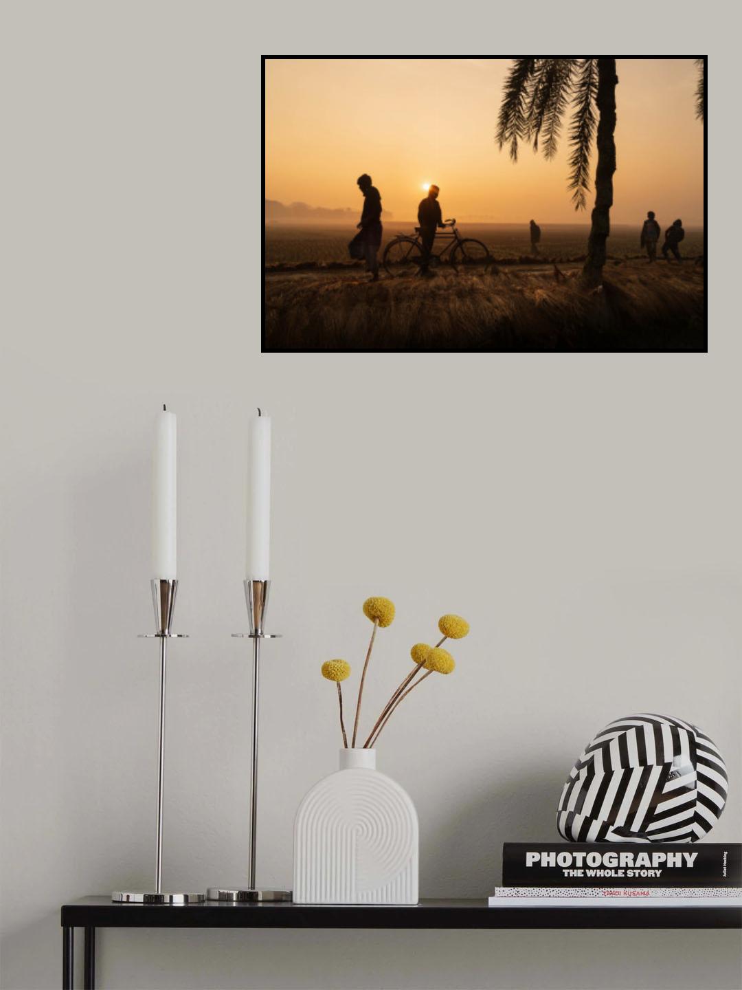 Winter in Kashimpur. Poster och Canvastavla