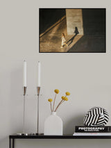 Stepping shadow Poster och Canvastavla