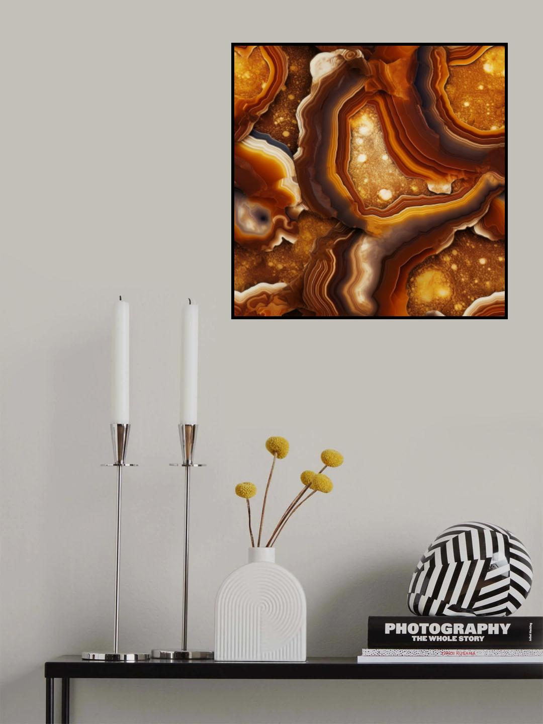 Agate 5 Poster och Canvastavla