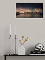 Boston Skyline Poster och Canvastavla