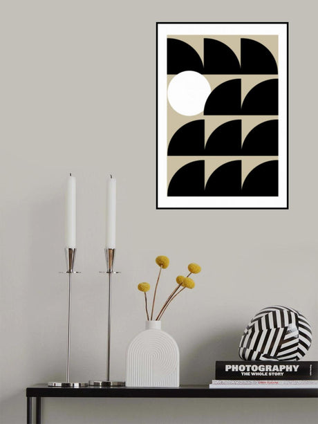Surfers Sun Biscuit Poster och Canvastavla