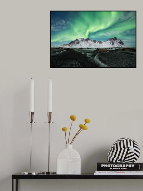 Stokksnes Aurora Poster och Canvastavla