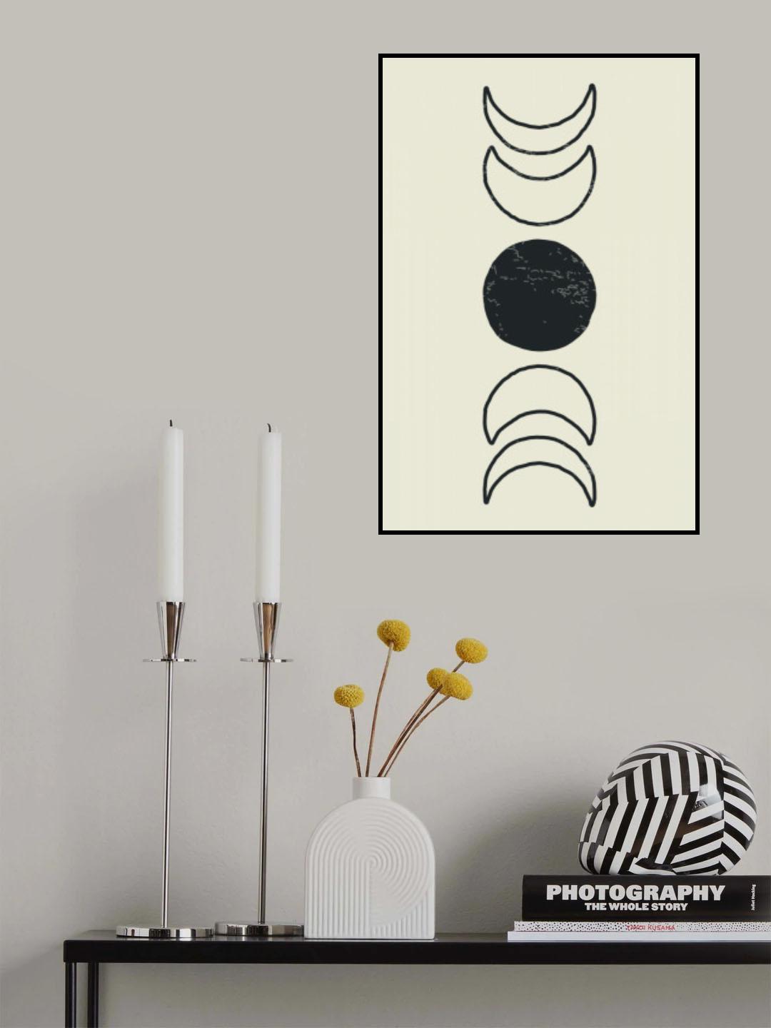 Boho Sun and Moon #1 Poster och Canvastavla