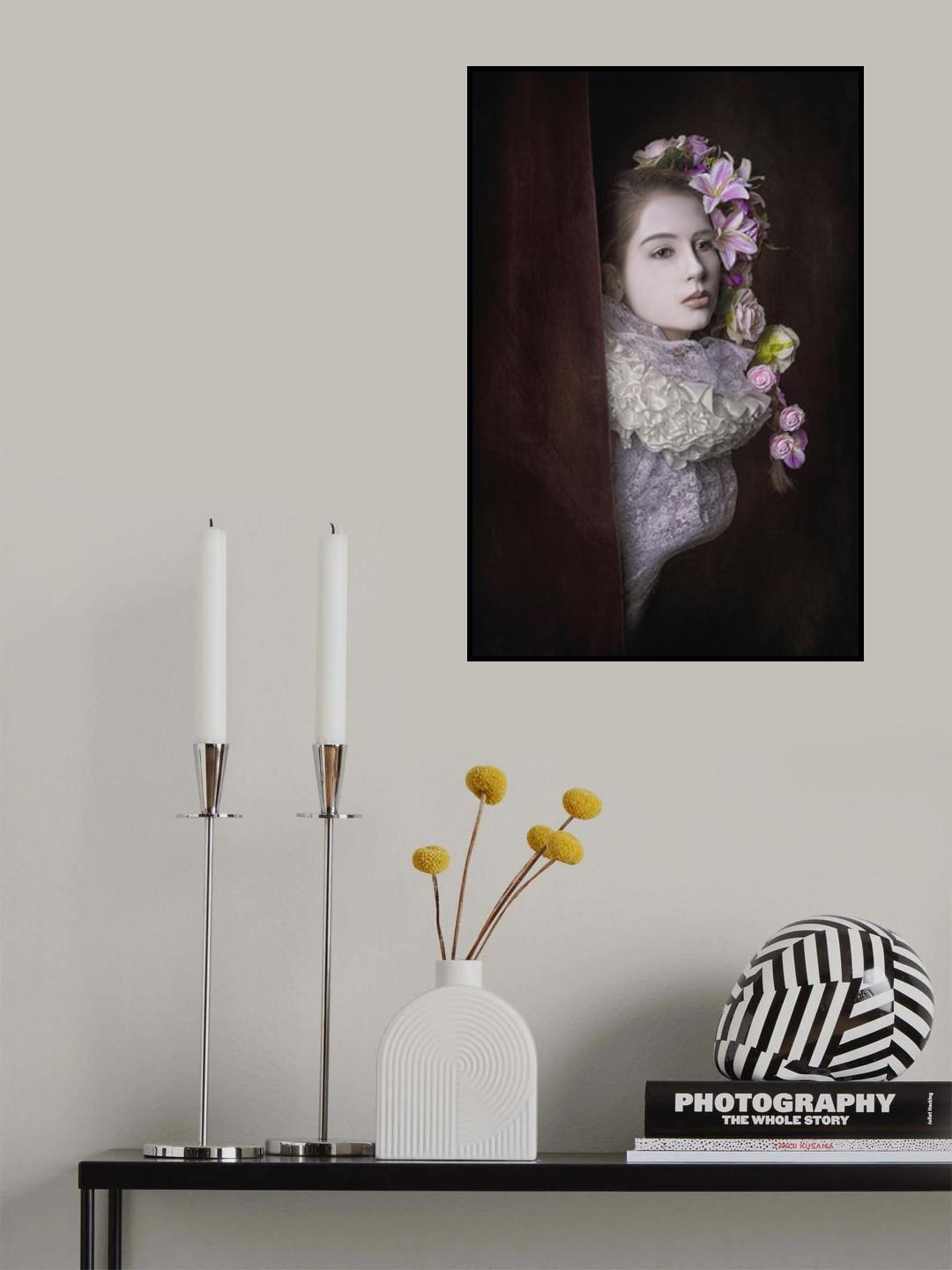 Purple girl Poster och Canvastavla