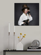 Steampunk Glamour Poster och Canvastavla
