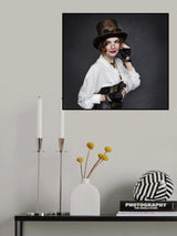 Steampunk Glamour Poster och Canvastavla