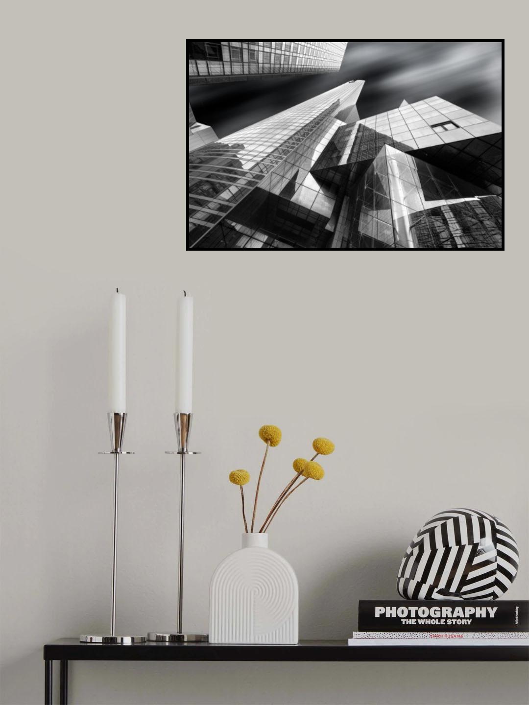 Glass City Poster och Canvastavla