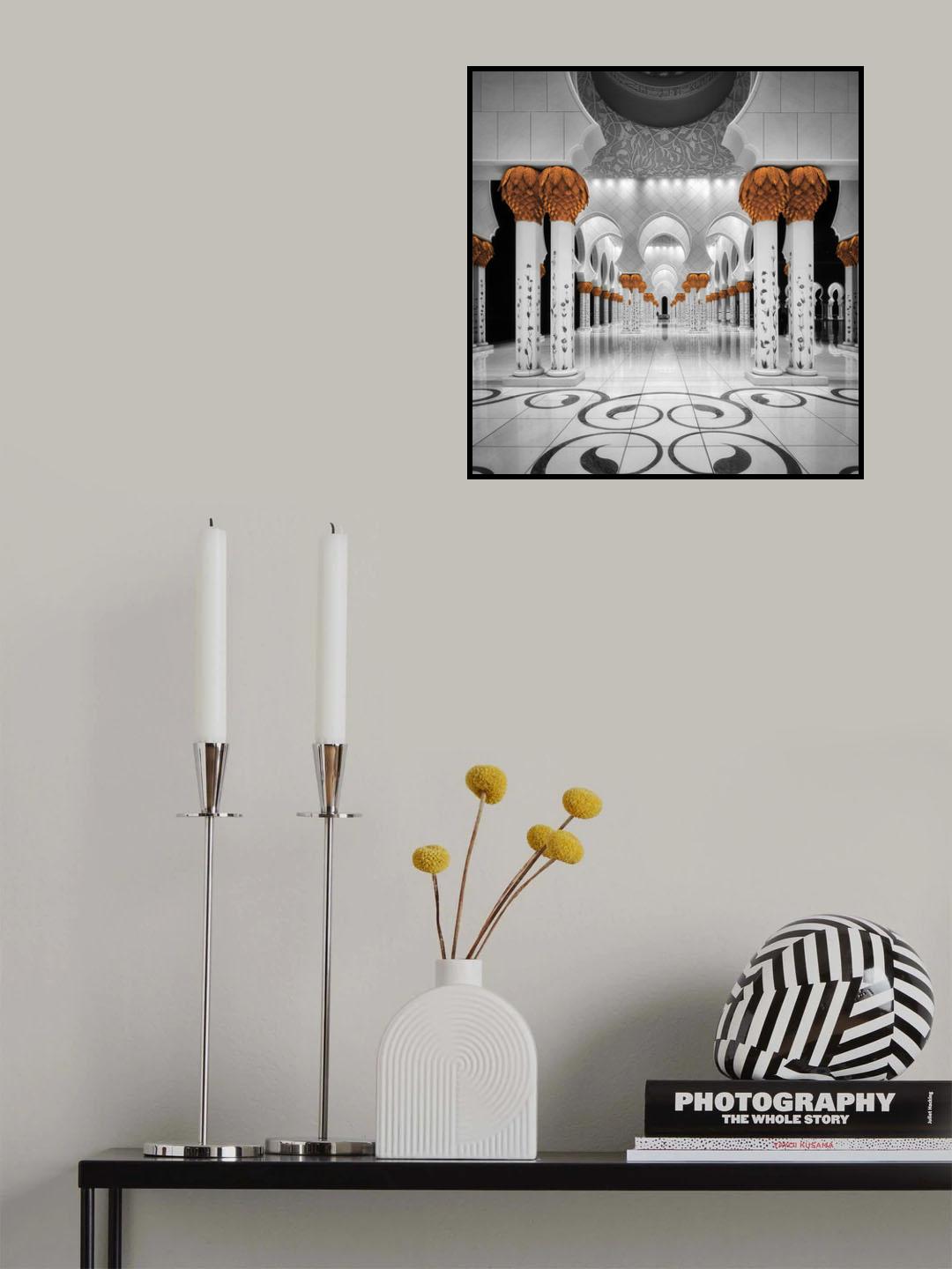 Sheikh Al Zayed Grand Mosque Poster och Canvastavla