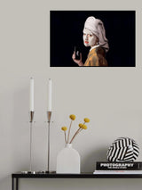 Girl with TikTok Poster och Canvastavla