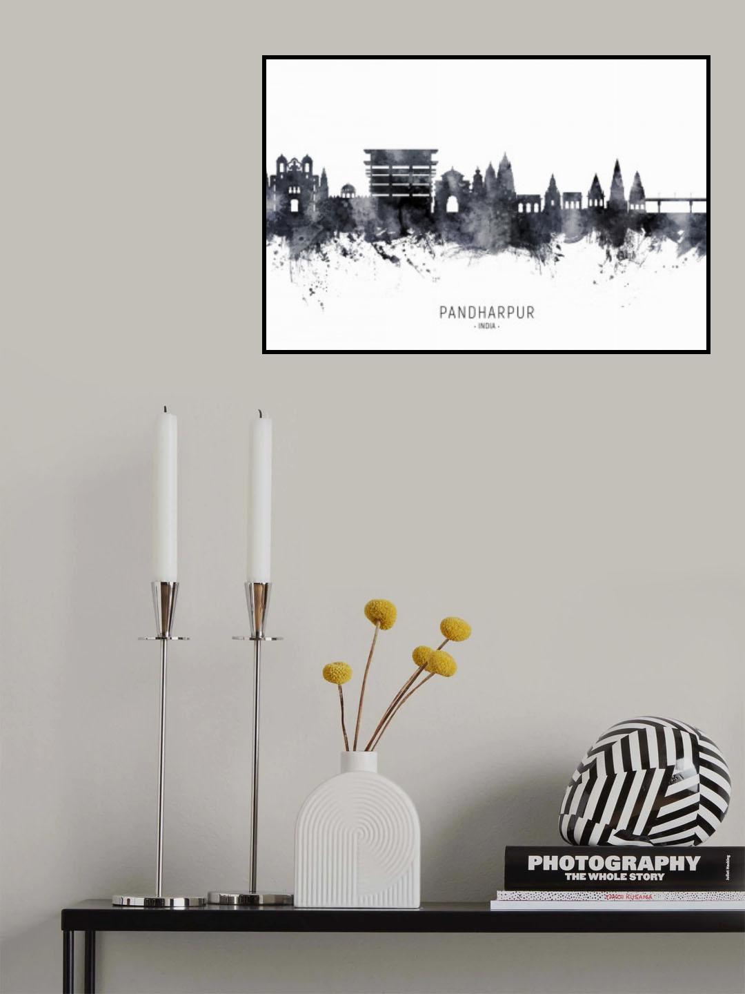 Pandharpur Skyline India Poster och Canvastavla