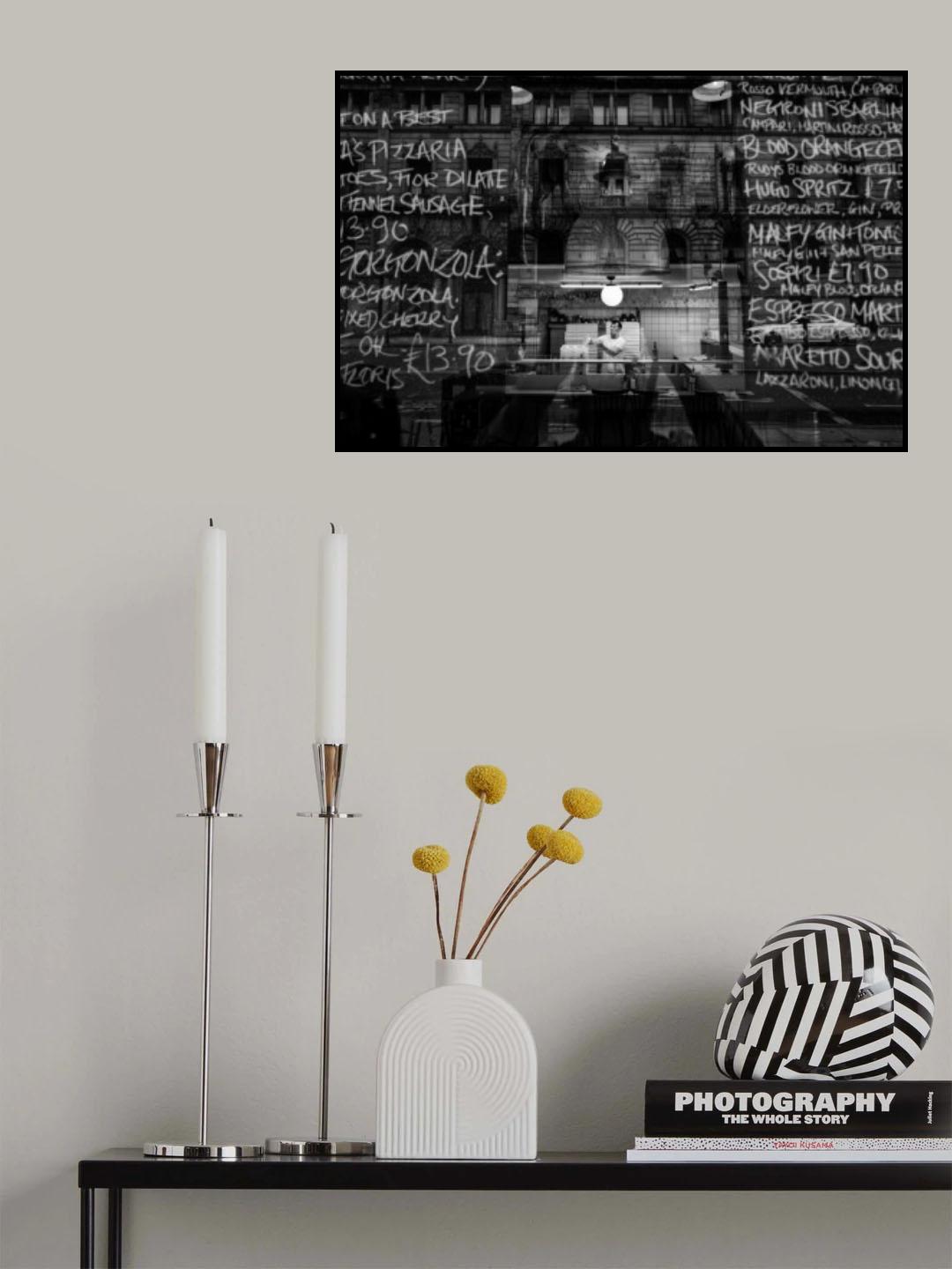 At Work Poster och Canvastavla