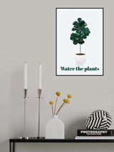 Plant typography quote text 1 Poster och Canvastavla