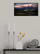 Tibet The snow capped mountains《年宝玉则》 Poster och Canvastavla