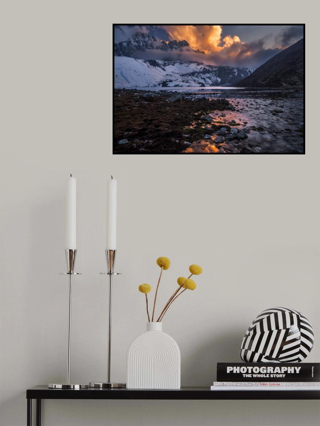 Gokyo Fire Poster och Canvastavla