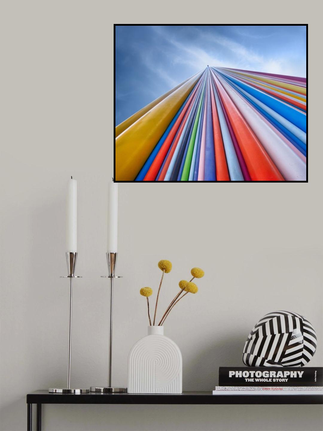 Rainbow From a Cloud Poster och Canvastavla