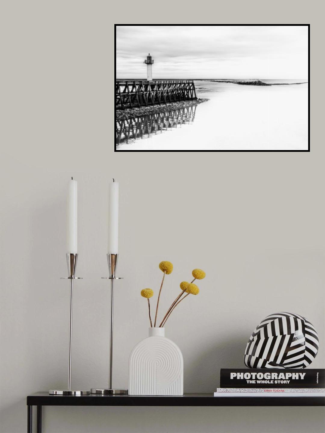 Lighthouse Trouville Poster och Canvastavla