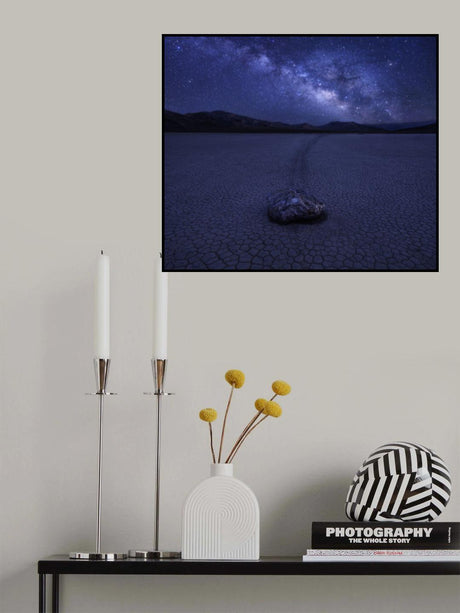 Milky Way Over The Racetrack Poster och Canvastavla